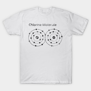 Chlorine Molecule T-Shirt